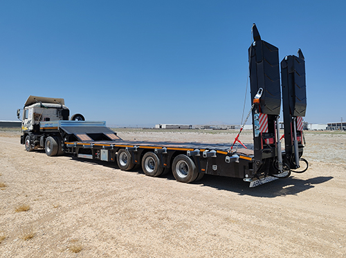3 axle lowbed trailer