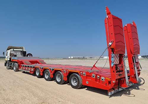 4 axle lowbed trailer